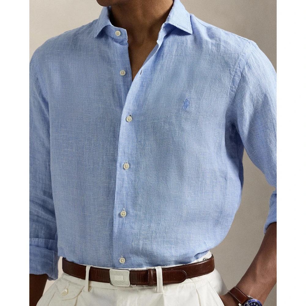 Ανδρικό Πουκάμισο Custom Fit Linen Shirt Polo Ralph Lauren