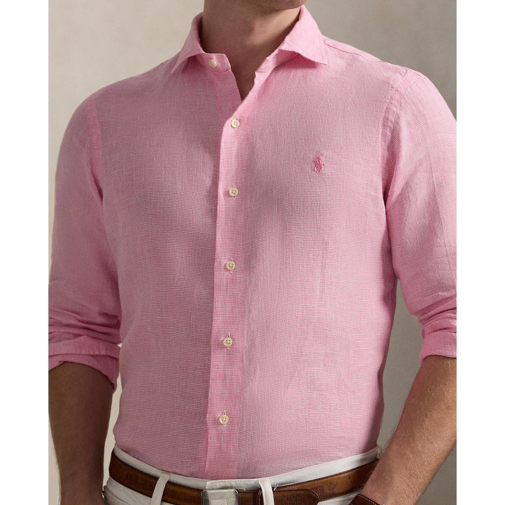 Ανδρικό Πουκάμισο Custom Fit Linen Shirt Polo Ralph Lauren