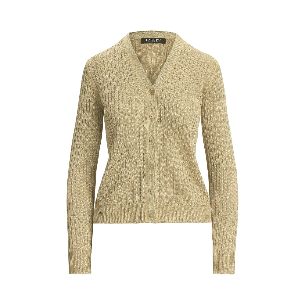 Γυναικεία Ζακέτα Metallic Linen-Blend Rib-Knit Polo Ralph Lauren