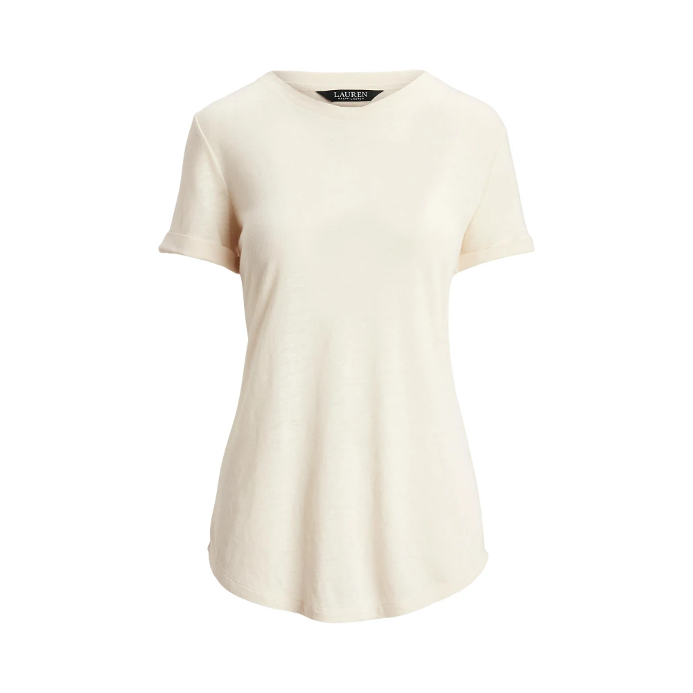 Γυναικείο Μπλουζάκι  Linen-Blend Jersey Short-Sleeve Tee Polo Ralph Lauren
