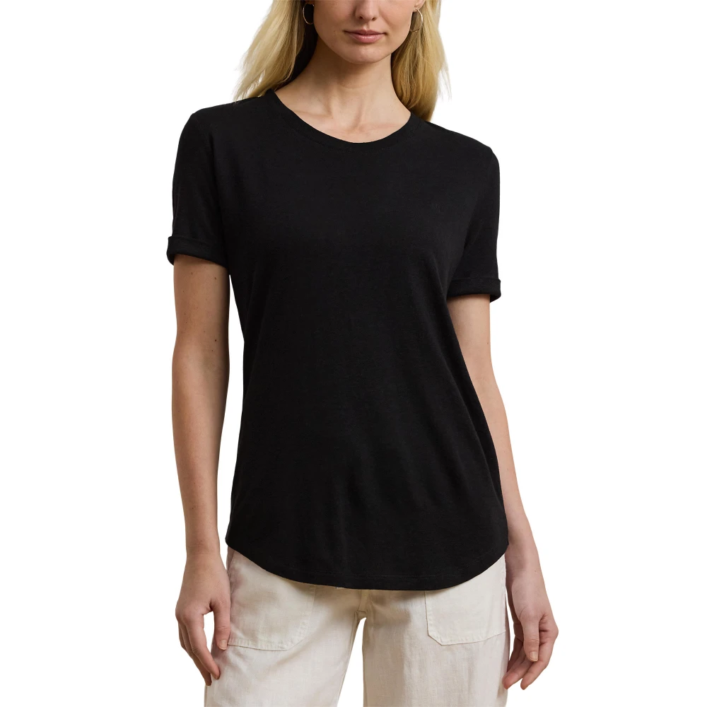 Γυναικείο Μπλουζάκι  Linen-Blend Jersey Short-Sleeve Tee Polo Ralph Lauren
