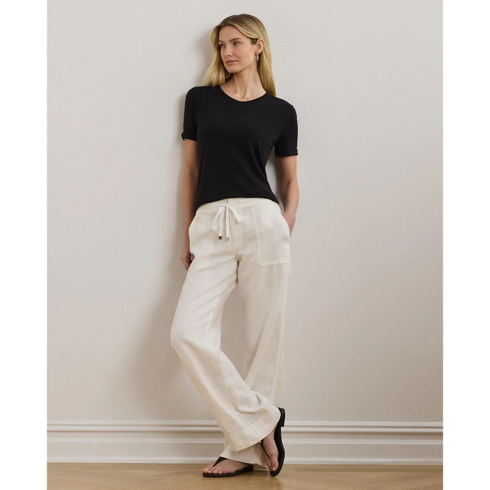 Γυναικείο Μπλουζάκι  Linen-Blend Jersey Short-Sleeve Tee Polo Ralph Lauren