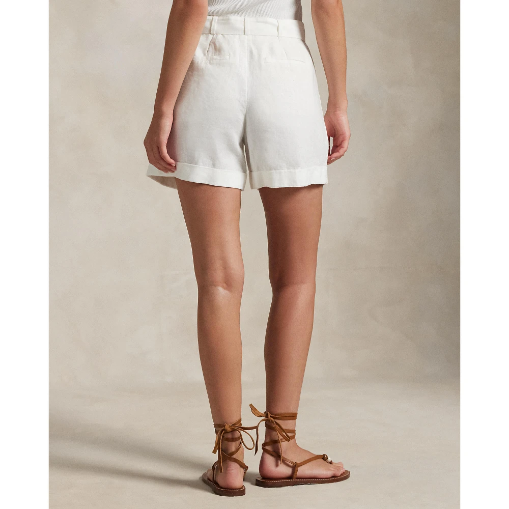 Γυναικείο Σόρτς Belted Linen Short Polo Ralph Lauren