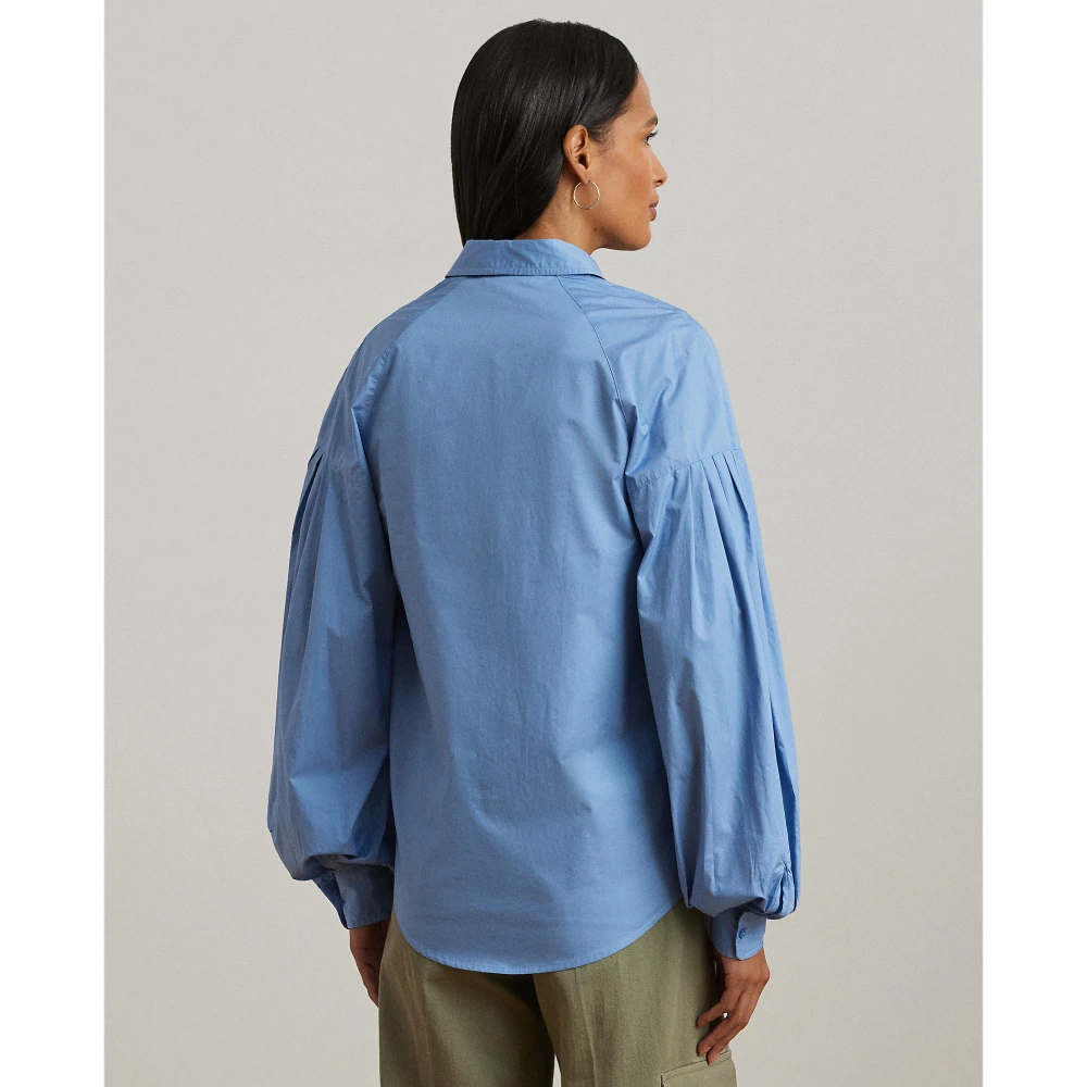  Γυναικείο Πουκάμισο Ποπλίνα  Cotton Poplin Blouson-Sleeve Shirt Polo Ralph Lauren