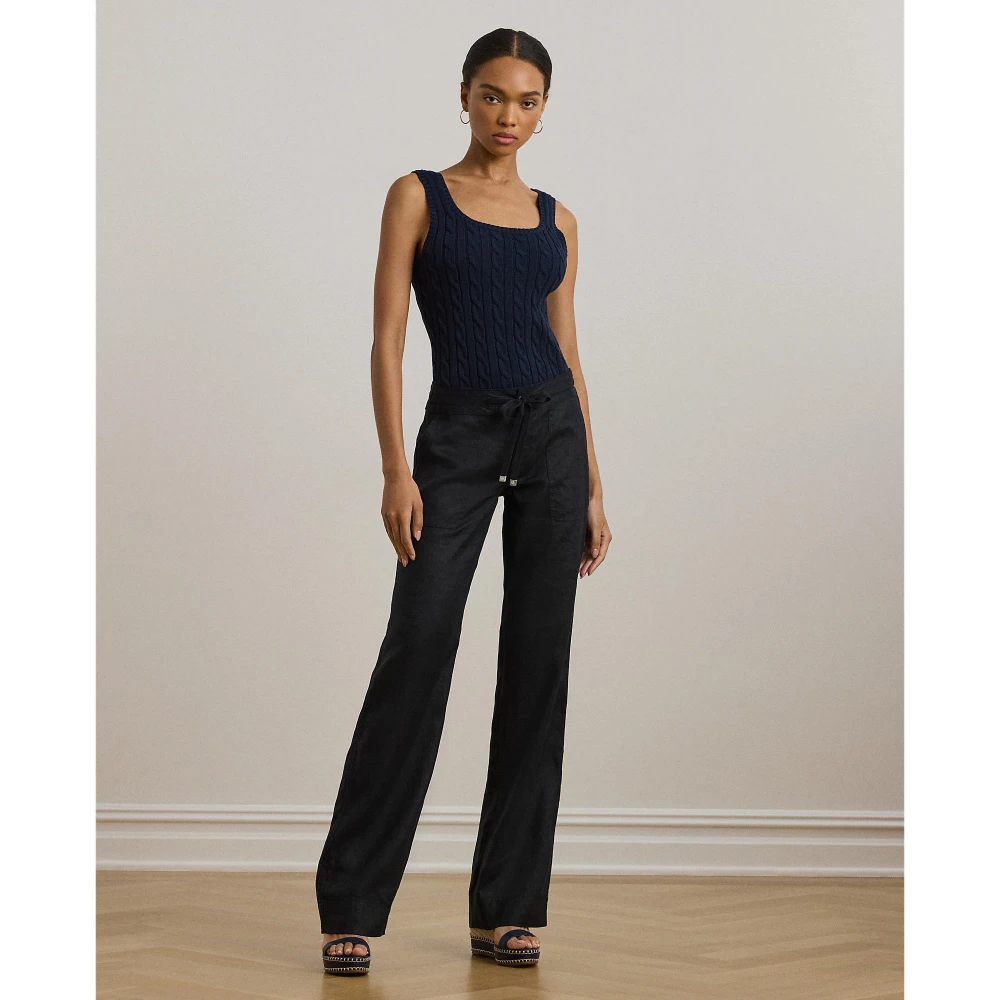 Γυναικείο  Λινό Παντελόνι Wide-Leg  Polo Ralph Lauren