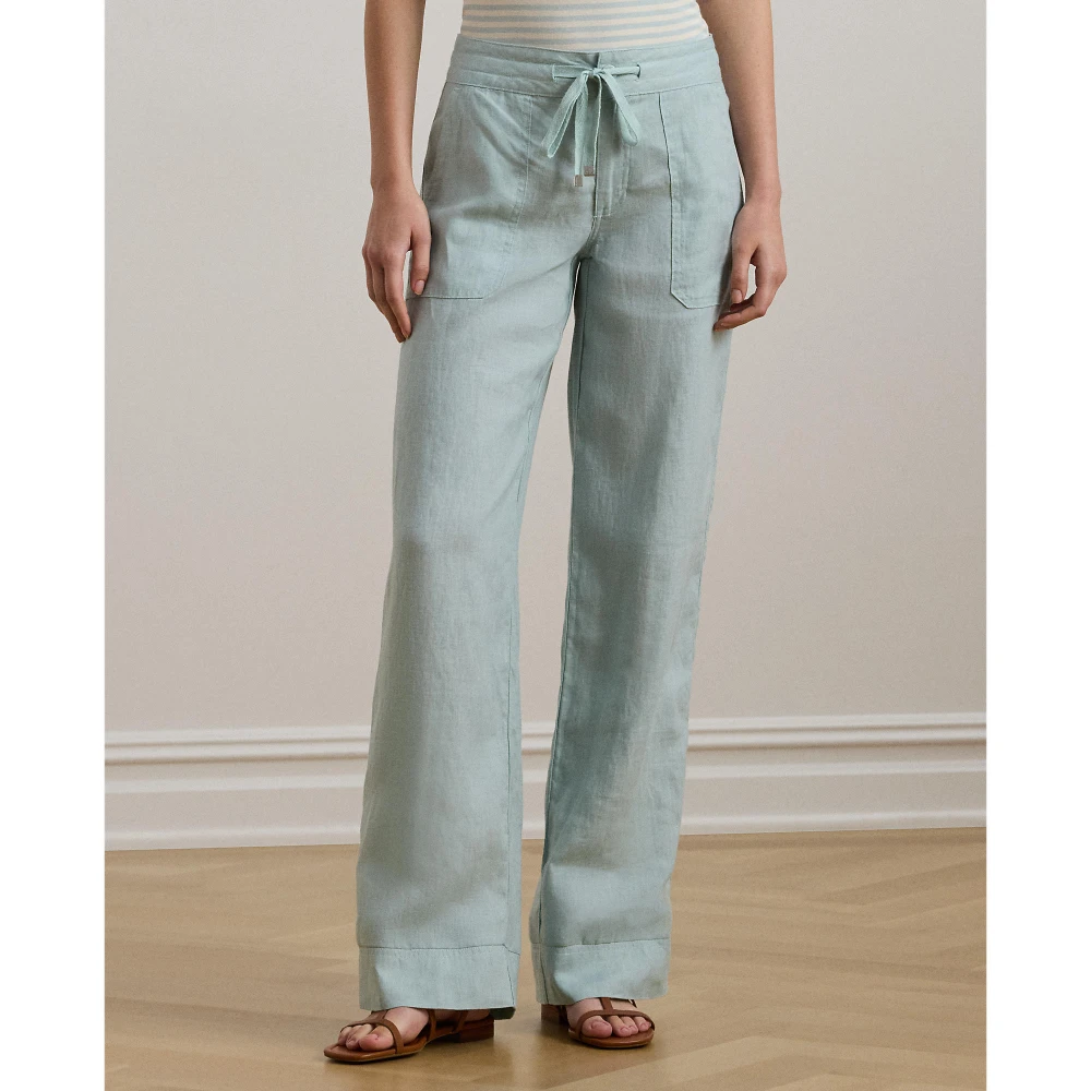 Γυναικείο  Λινό Παντελόνι Wide-Leg  Polo Ralph Lauren