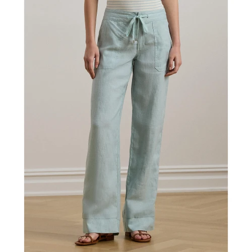 Γυναικείο  Λινό Παντελόνι Wide-Leg  Polo Ralph Lauren