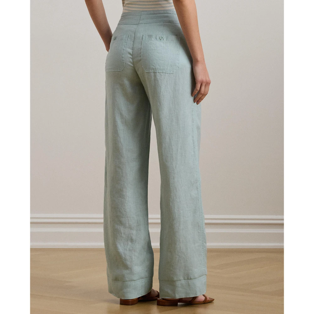Γυναικείο  Λινό Παντελόνι Wide-Leg  Polo Ralph Lauren