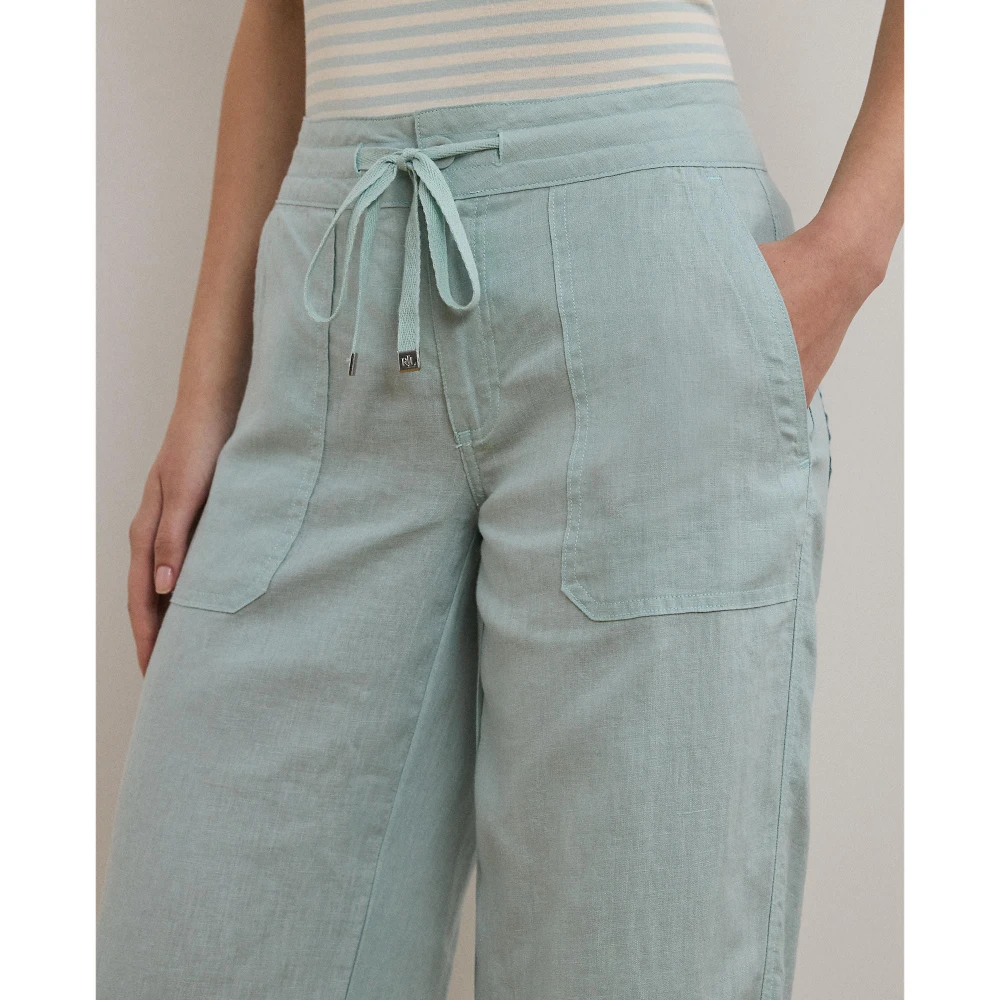Γυναικείο  Λινό Παντελόνι Wide-Leg  Polo Ralph Lauren