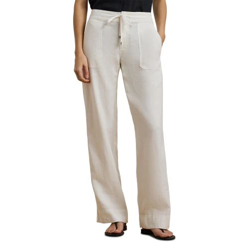 Γυναικείο  Λινό Παντελόνι Wide-Leg  Polo Ralph Lauren