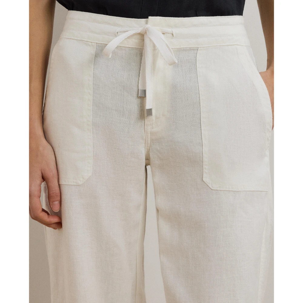 Γυναικείο  Λινό Παντελόνι Wide-Leg  Polo Ralph Lauren