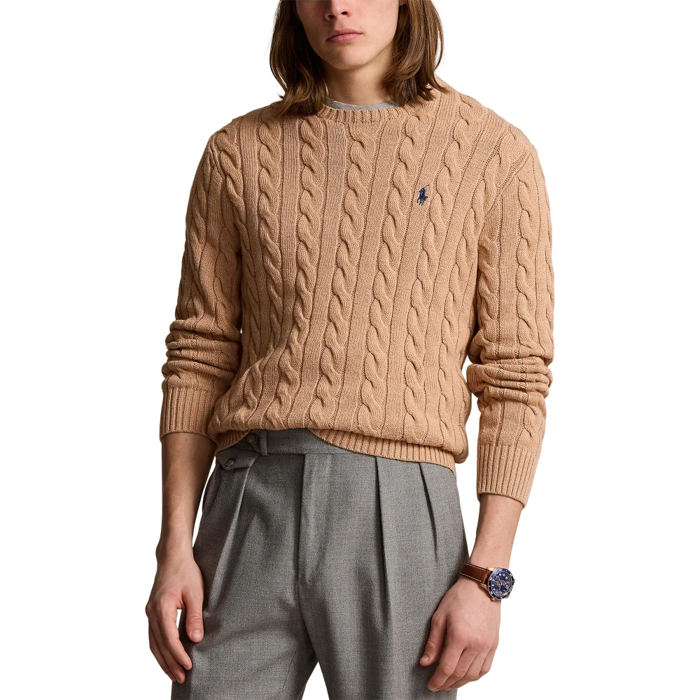 Ανδρικό Πουλόβερ Cable-Knit Cotton Polo Ralph Lauren