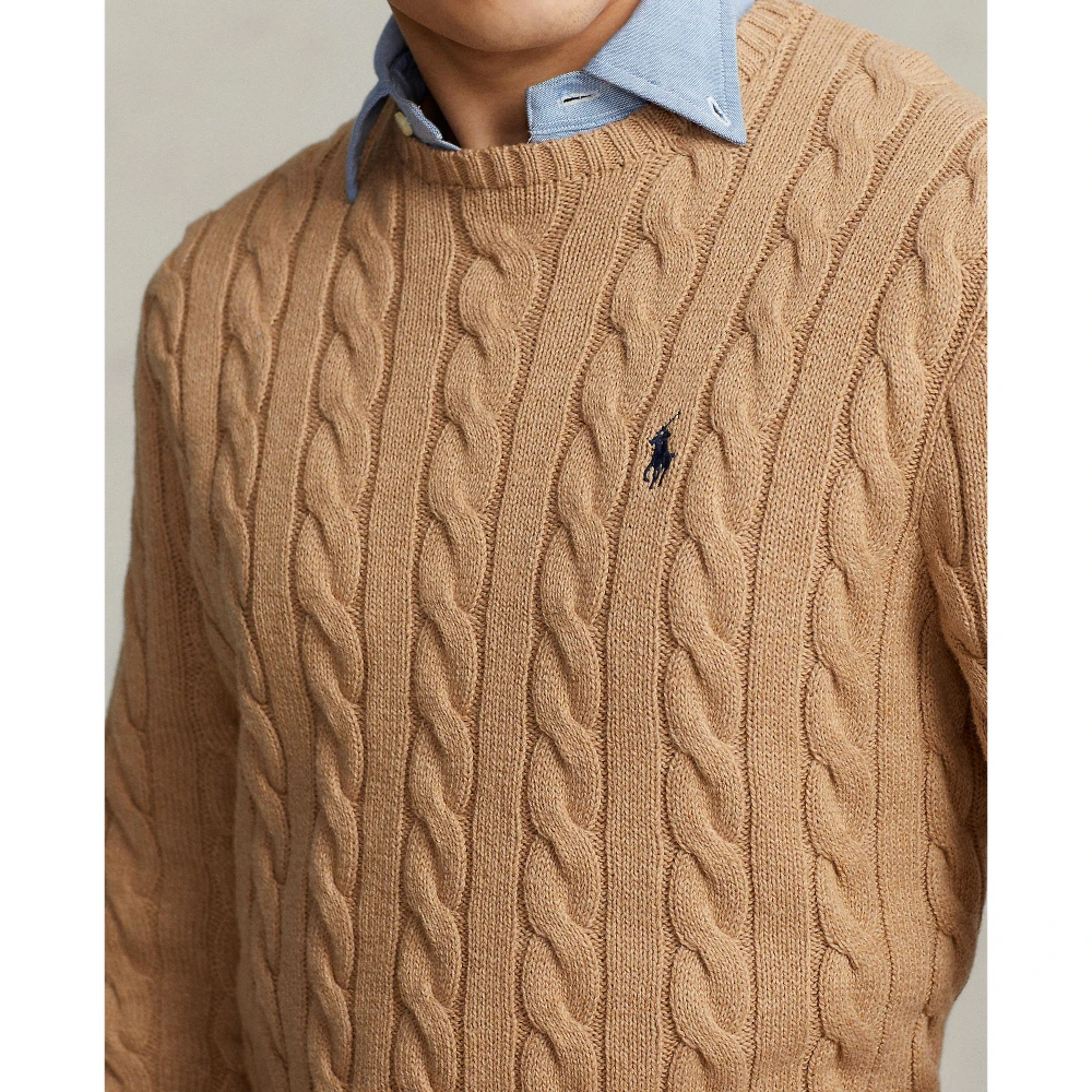 Ανδρικό Πουλόβερ Cable-Knit Cotton Polo Ralph Lauren