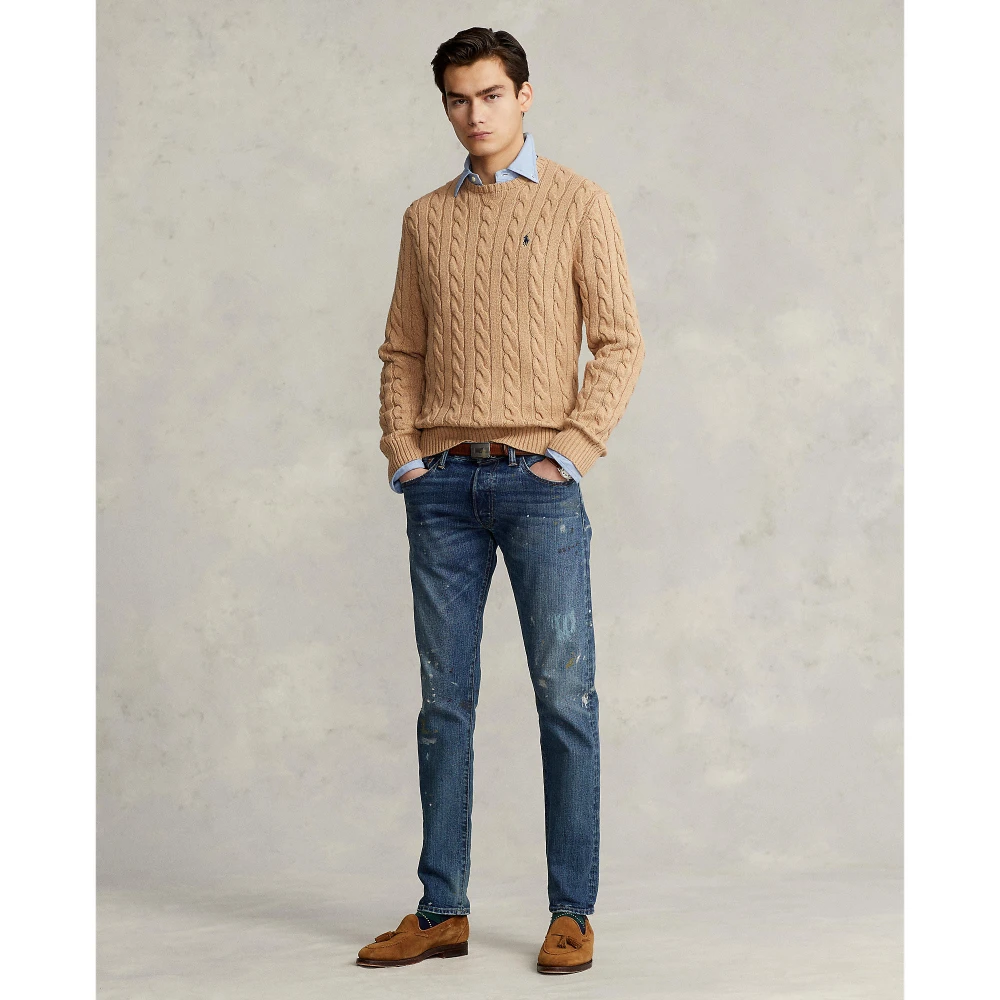 Ανδρικό Πουλόβερ Cable-Knit Cotton Polo Ralph Lauren