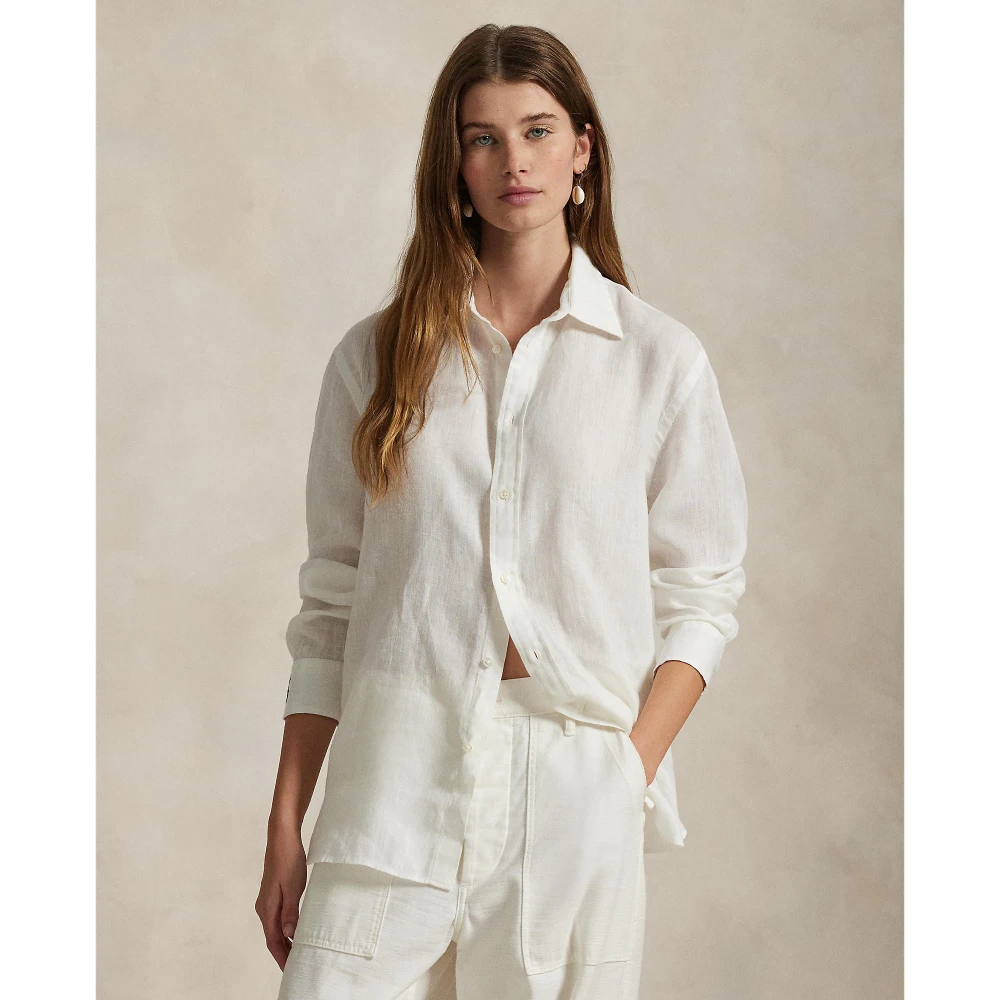 Γυναικείο Πουκάμισο Oversize Fit Linen Polo Ralph Lauren