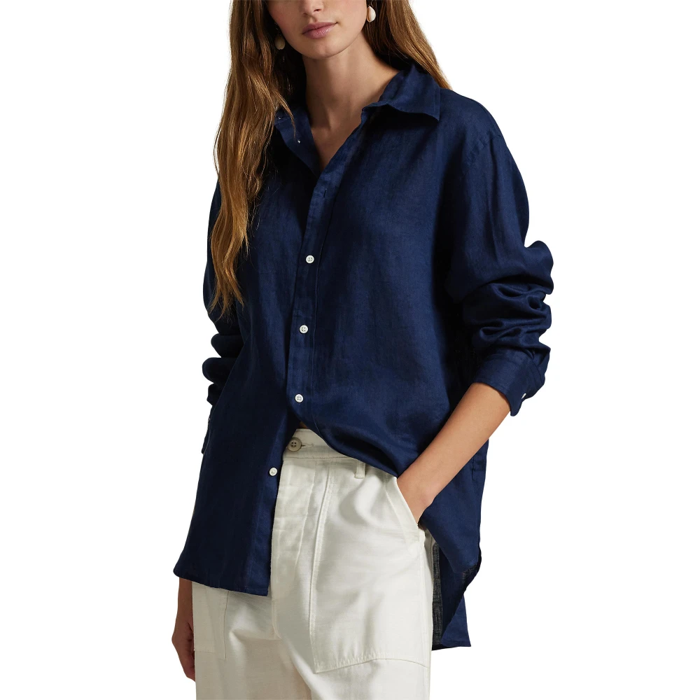 Γυναικείο Πουκάμισο Oversize Fit Linen Polo Ralph Lauren