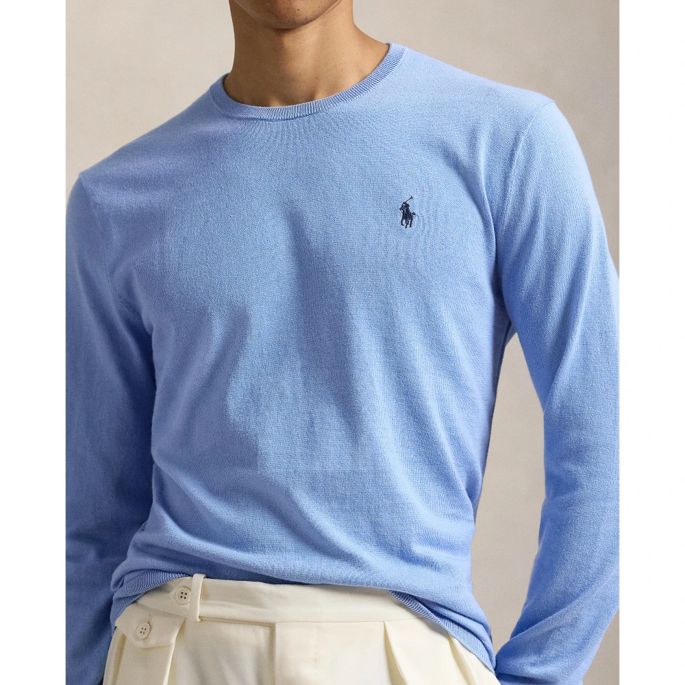 Ανδρικό Πουλόβερ Slim Fit Textured Cotton Polo Ralph Lauren