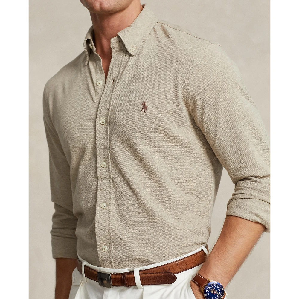 Ανδρικό Πουκάμισο Featherweight Mesh Shirt Polo Ralph Lauren