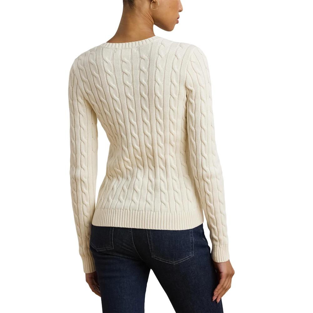 Γυναικείο  Πουλόβερ Button-Trim Cable-Knit Cotton Jumper  Polo Ralph Lauren