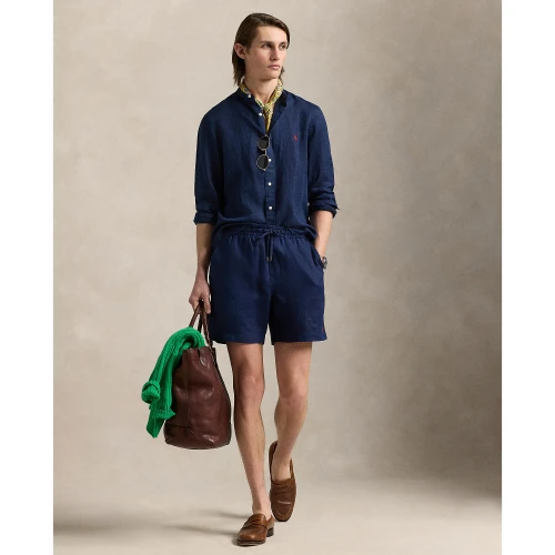 Ανδρικό Πουκάμισο Slim Fit Linen Polo Ralph Lauren