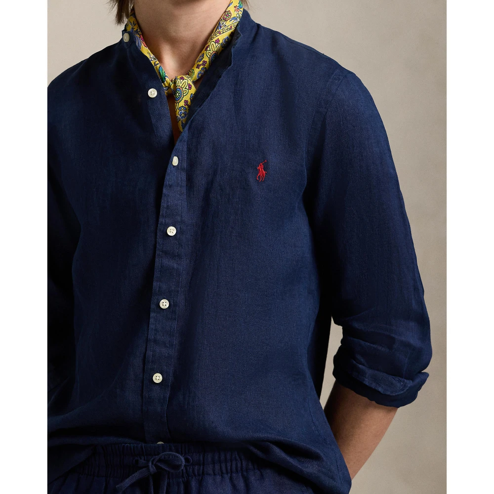 Ανδρικό Πουκάμισο Slim Fit Linen Polo Ralph Lauren