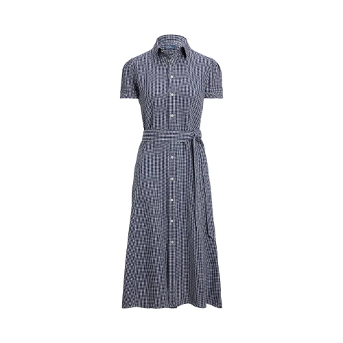 Γυναικείο Φόρεμα Belted Striped Linen Polo Ralph Lauren