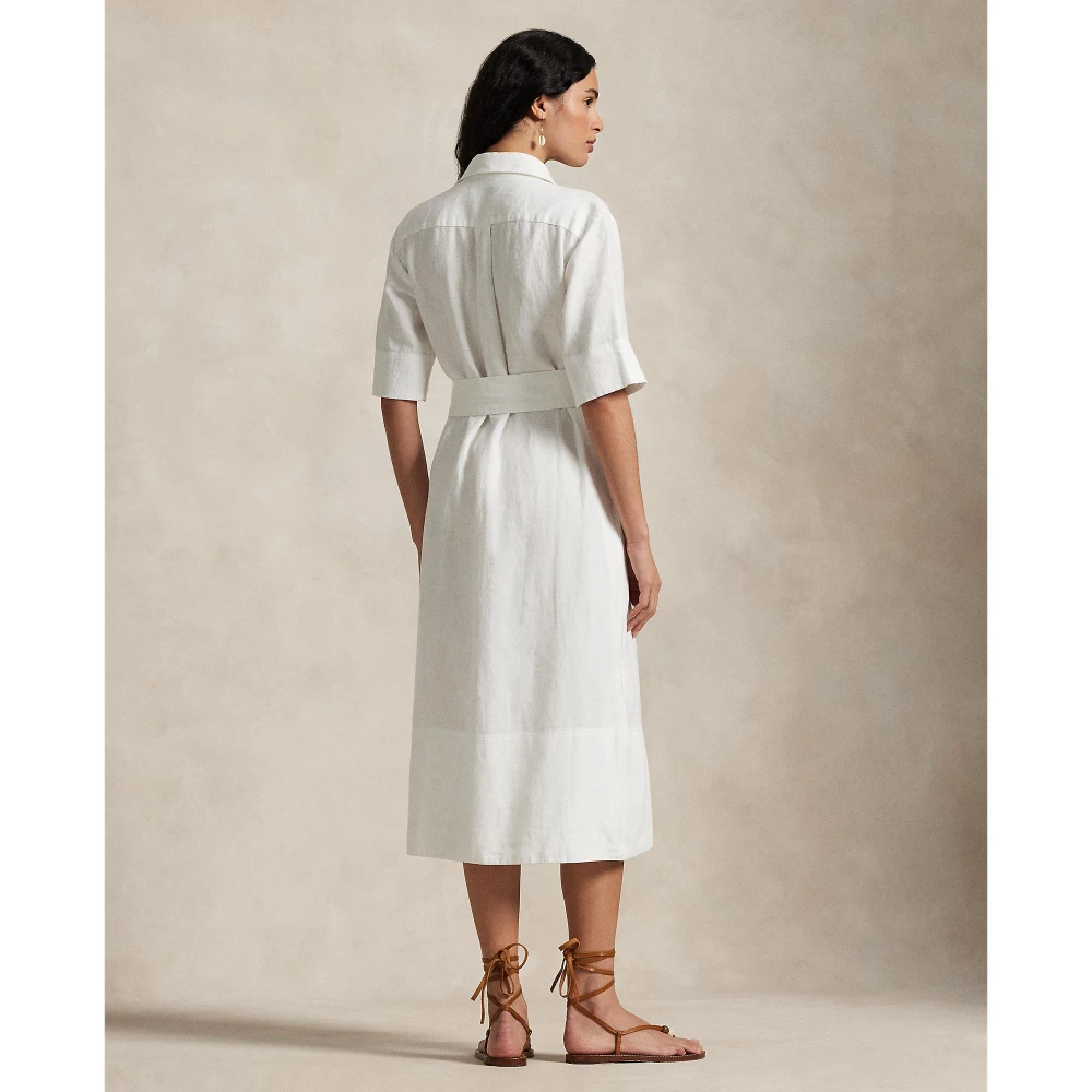 Γυναικείο Φόρεμα Belted Linen Shirtdress Polo Ralph Lauren