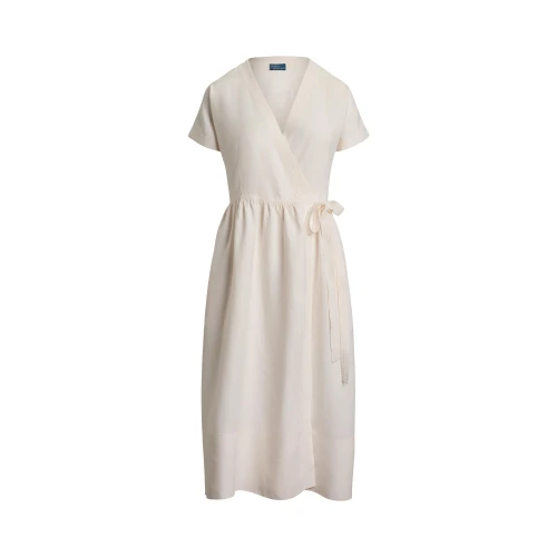 Γυναικείο Φόρεμα Hemp Short-Sleeve Wrap Dress Polo Ralph Lauren