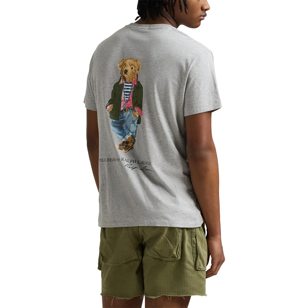 Ανδρική Μπλούζα Custom Slim Fit Polo Bear Jersey Polo Ralph Lauren