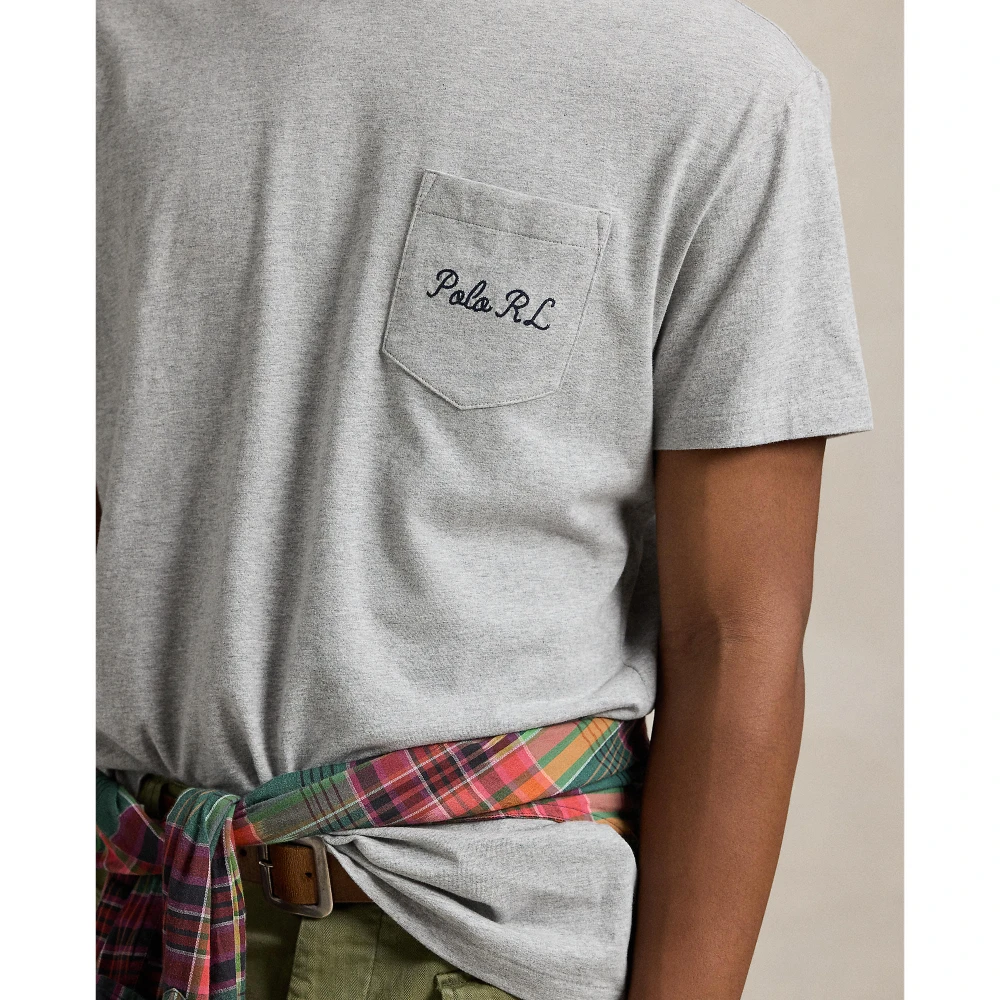 Ανδρική Μπλούζα Custom Slim Fit Polo Bear Jersey Polo Ralph Lauren