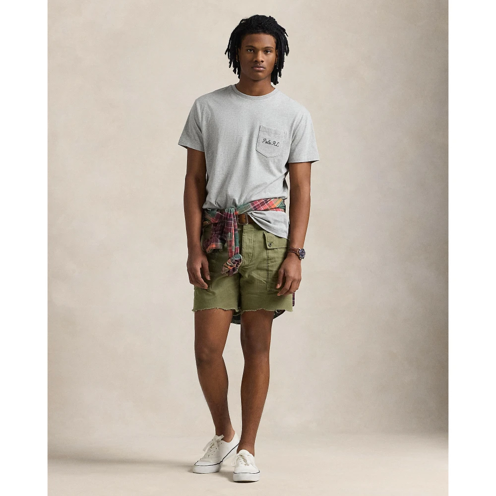 Ανδρική Μπλούζα Custom Slim Fit Polo Bear Jersey Polo Ralph Lauren