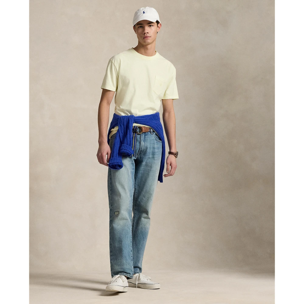 Ανδρική Μπλούζα Custom Slim Mineral-Dyed Pocket Polo Ralph Lauren