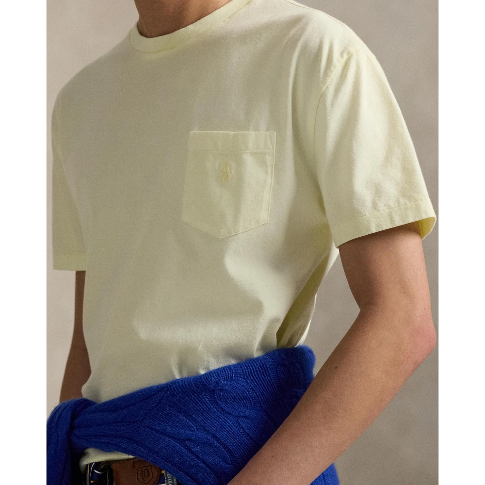 Ανδρική Μπλούζα Custom Slim Mineral-Dyed Pocket Polo Ralph Lauren