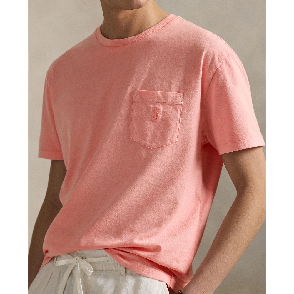 Ανδρική Μπλούζα Custom Slim Mineral-Dyed Pocket Polo Ralph Lauren