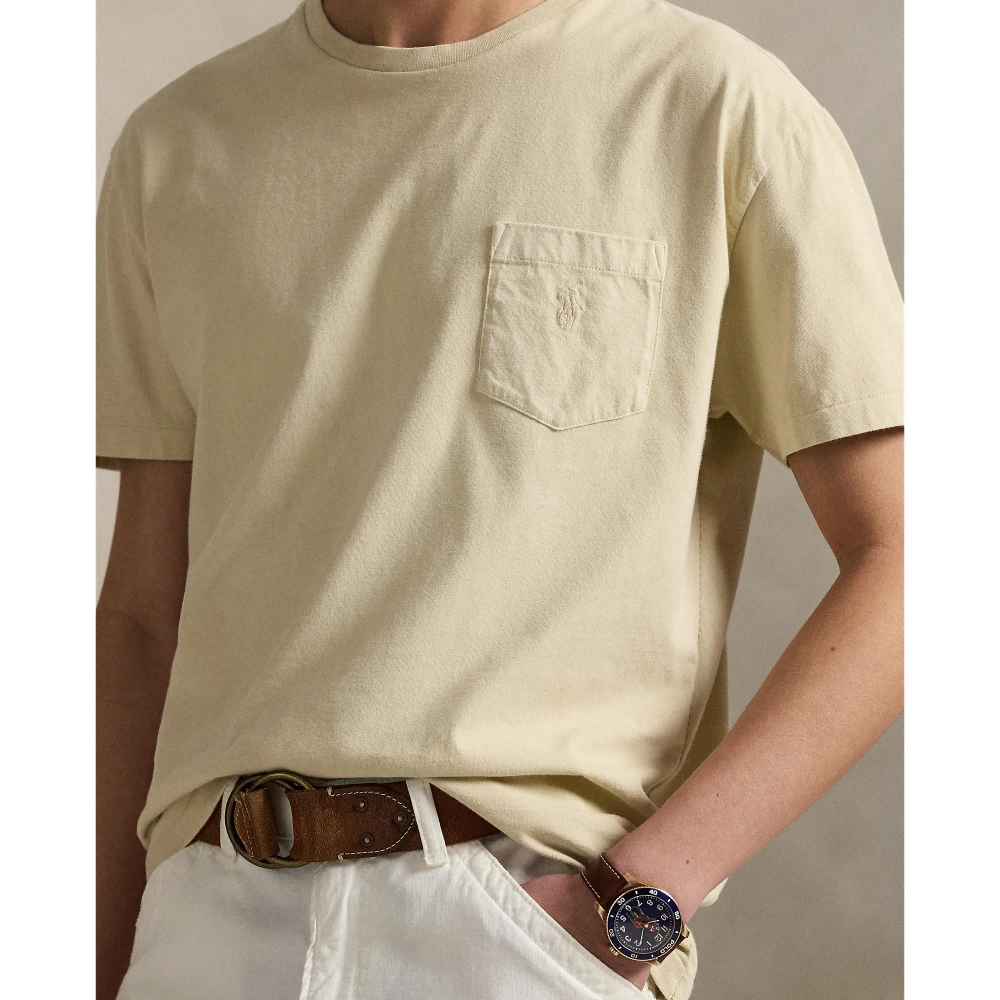 Ανδρική Μπλούζα Custom Slim Mineral-Dyed Pocket Polo Ralph Lauren