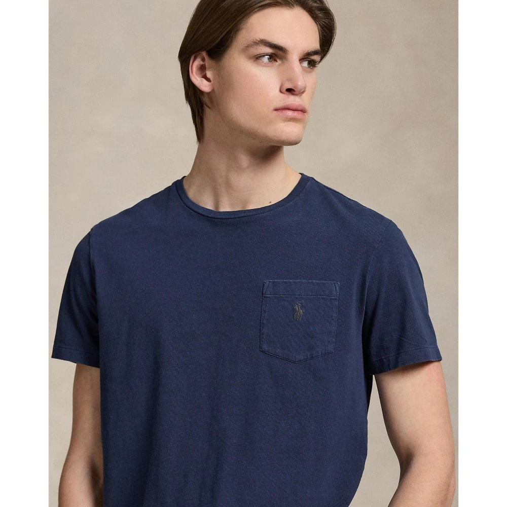 Ανδρική Μπλούζα  Standard Fit Cotton-Linen Pocket T-Shirt  Polo Ralph Lauren