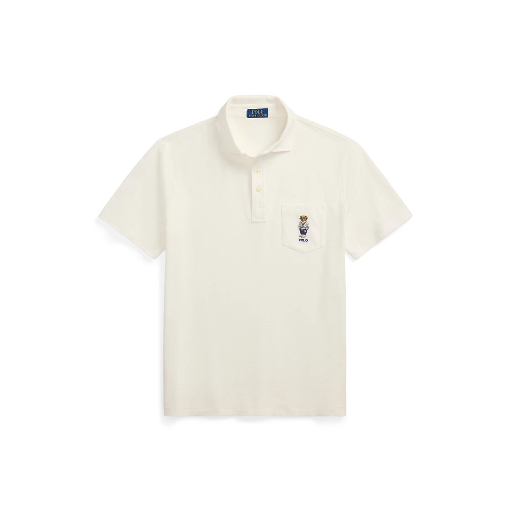 Ανδρικό Πουκάμισο Custom Slim Polo Bear Mesh Polo Polo Ralph Lauren