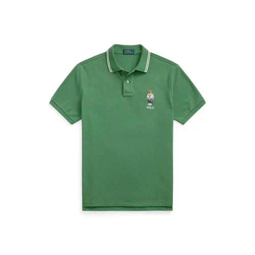 Ανδρικό Πουκάμισο Custom Slim Polo Bear Mesh Polo Polo Ralph Lauren