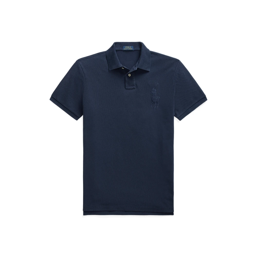 Ανδρικό Πουκάμισο Custom Slim Fit Big Pony Mesh Polo Ralph Lauren