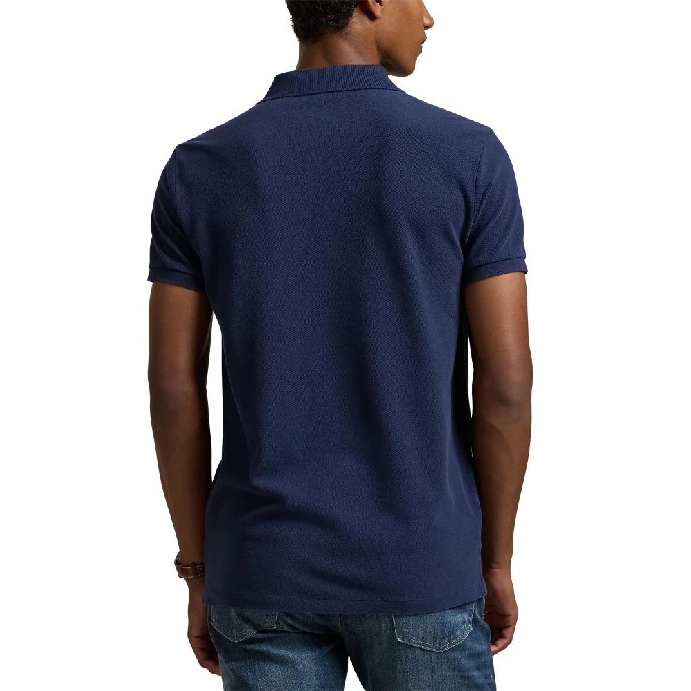 Ανδρικό Πουκάμισο Custom Slim Fit Big Pony Mesh Polo Ralph Lauren