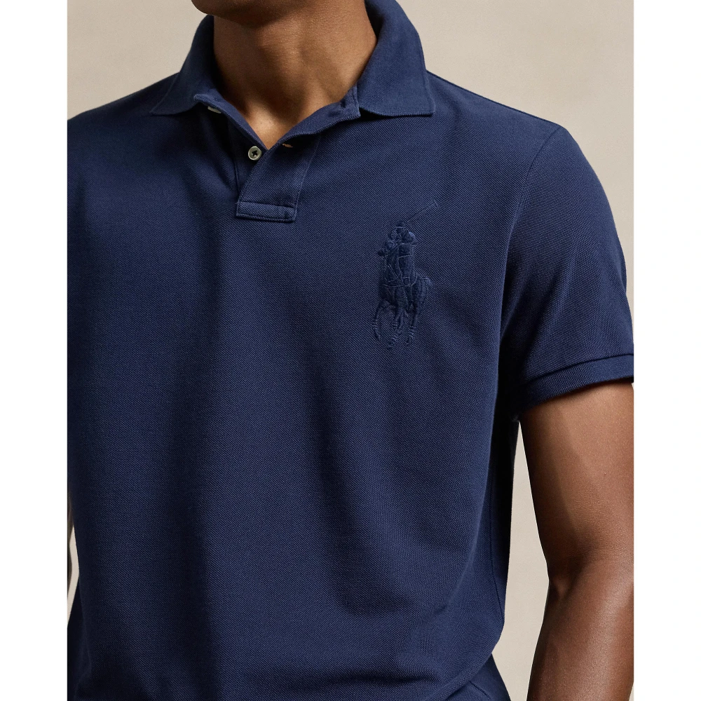 Ανδρικό Πουκάμισο Custom Slim Fit Big Pony Mesh Polo Ralph Lauren