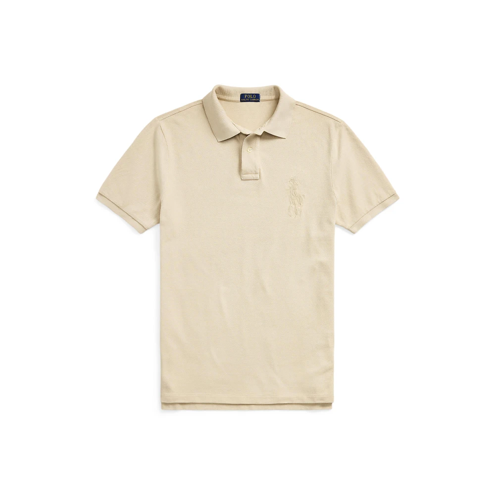 Ανδρικό Πουκάμισο Custom Slim Fit Big Pony Mesh Polo Ralph Lauren