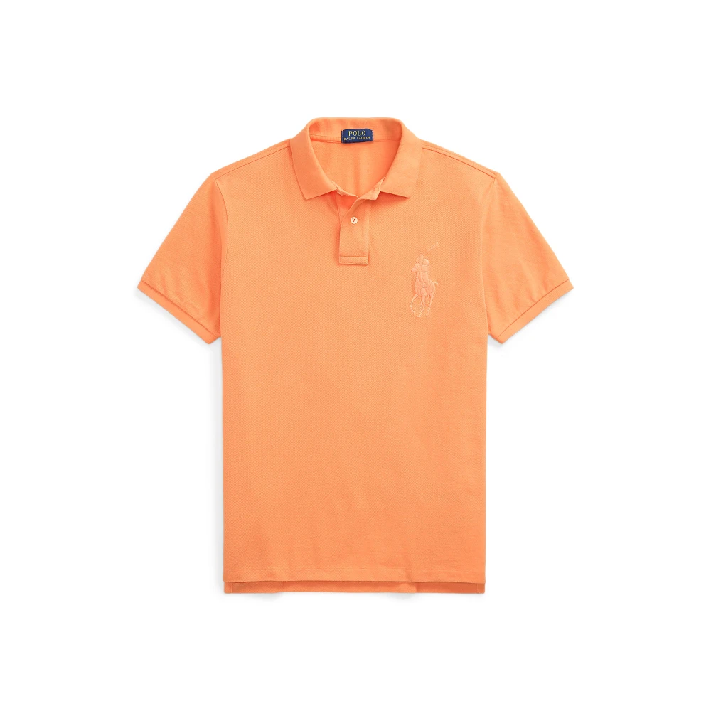 Ανδρικό Πουκάμισο Custom Slim Fit Big Pony Mesh Polo Ralph Lauren