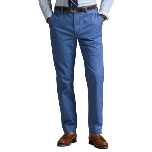 Ανδρικό Παντελόνι Chino Stretch Straight-Fit σε Χακί Tan  Polo Ralph Lauren
