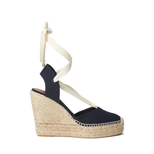 Εσπαντρίγιες Canvas Wedge Polo Ralph Lauren