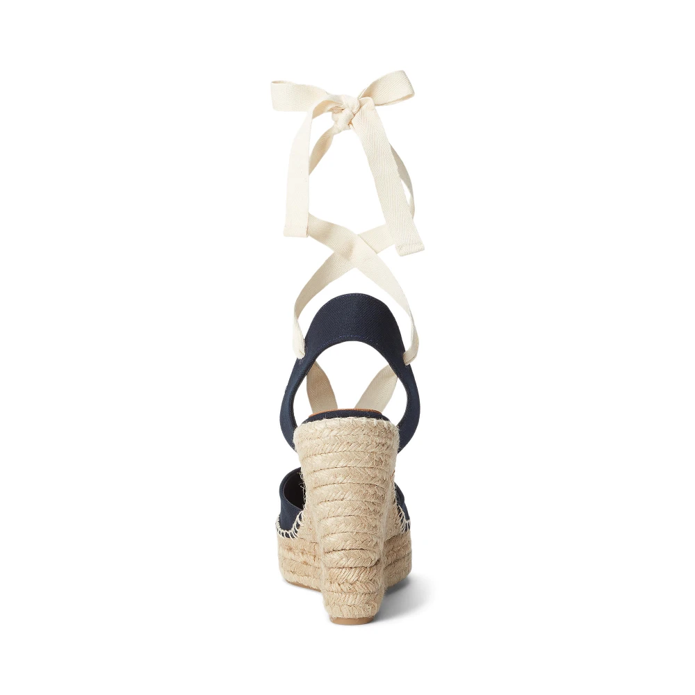 Εσπαντρίγιες Canvas Wedge Polo Ralph Lauren