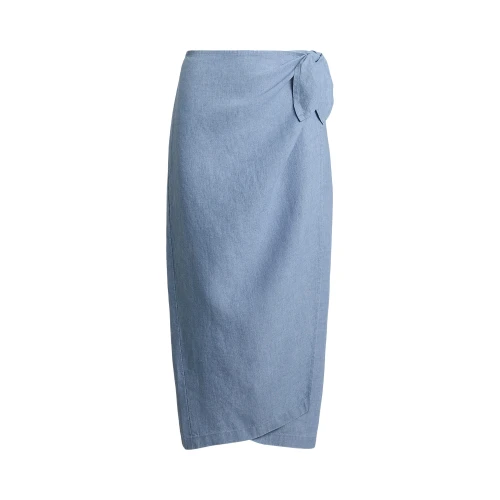 Γυναικεία Λινή Φούστα Linen Tie-Wrap SkirtPolo Ralph Lauren