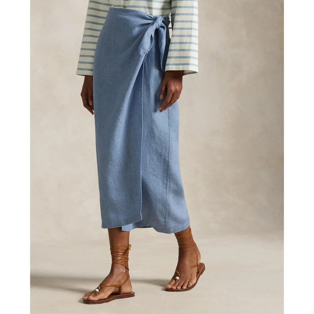 Γυναικεία Λινή Φούστα Linen Tie-Wrap SkirtPolo Ralph Lauren