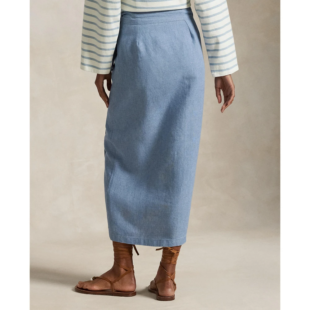 Γυναικεία Λινή Φούστα Linen Tie-Wrap SkirtPolo Ralph Lauren