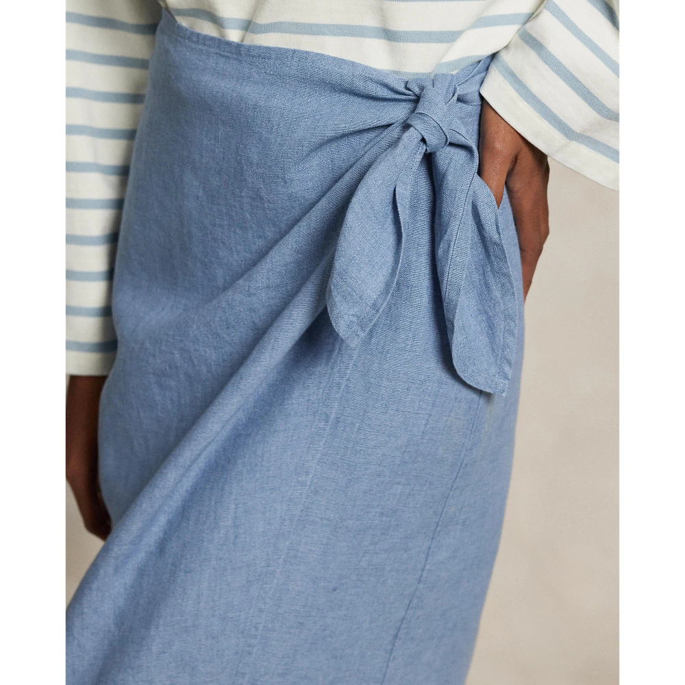 Γυναικεία Λινή Φούστα Linen Tie-Wrap SkirtPolo Ralph Lauren